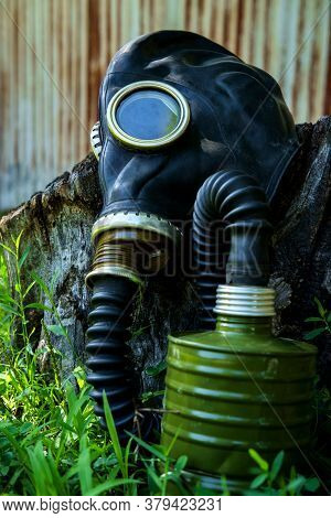 Abandoned Soviet Gas Mask