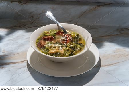 Mediterranean Olive Sausage Soup
