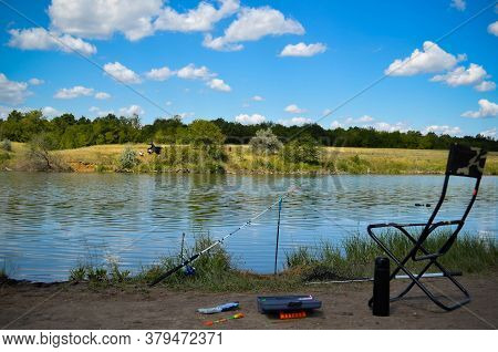 Amazing Place On The River Bank For Fishing