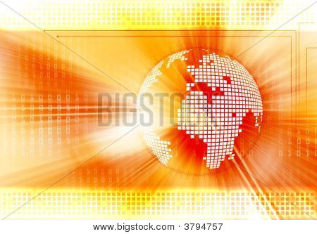 Abstract Futuristic Modern Background - Design Elements