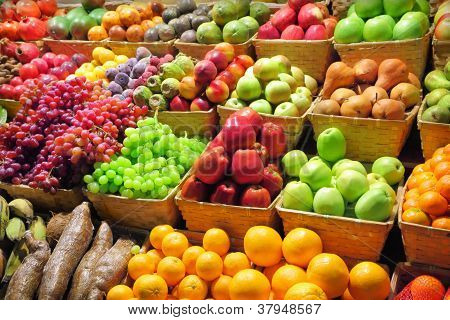 Frukt marknad