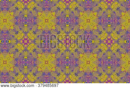 Portuguese Decorative Tiles. Chedder Flower Patchwork Ornate. Portuguese Decorative Tiles Background