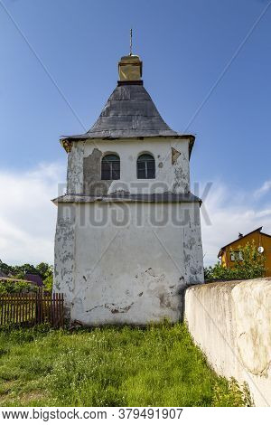 Old Medieval Orthodox Church Of St. Paraskevi Outdoor , Village Samchyky, Ukraine - Architectural Mo