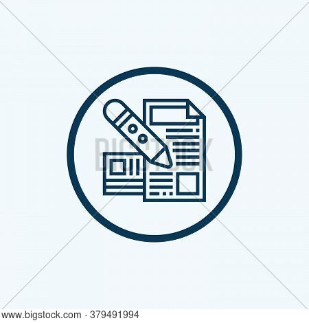 Document Icon Isolated On White Background From User Interface Collection. Document Icon Trendy And 