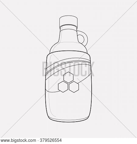 Kambucha Icon Line Element. Illustration Of Kambucha Icon Line Isolated On Clean Background For Your