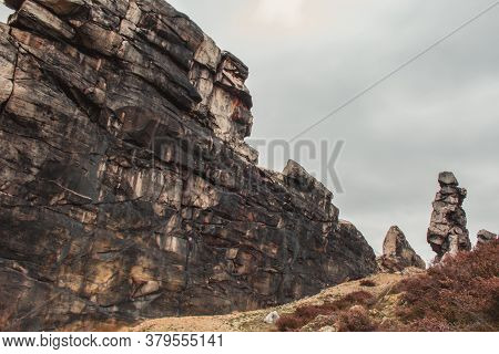 Teufelsmauer At Harz Mountains National Park In Germany
