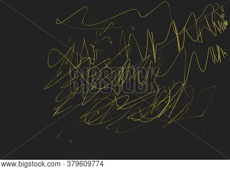 Triangular Design Elements Background. Childlike Foil Aquarelle Drawing. Triangular Design Elements.
