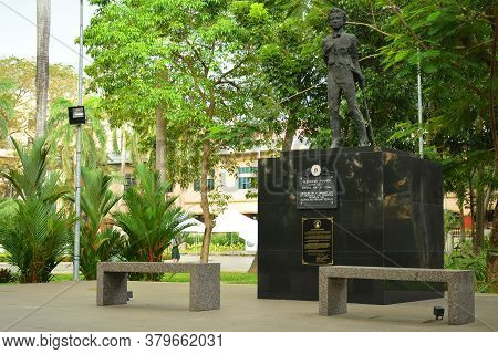 Manila, Ph - Nov 24 - Alexander Pushkin Statue At Mehan Garden On November 24, 2018 In Manila, Phili