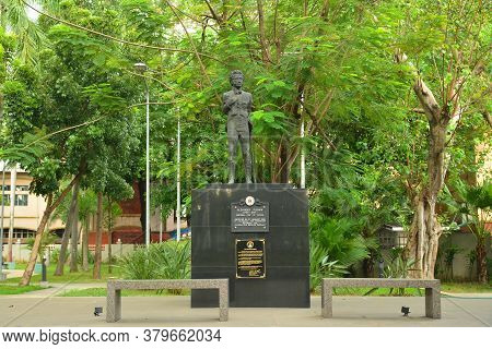 Manila, Ph - Nov 24 - Alexander Pushkin Statue At Mehan Garden On November 24, 2018 In Manila, Phili