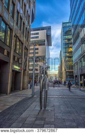 Russia, Moscow 05.04,2019 Sculptural Composition 