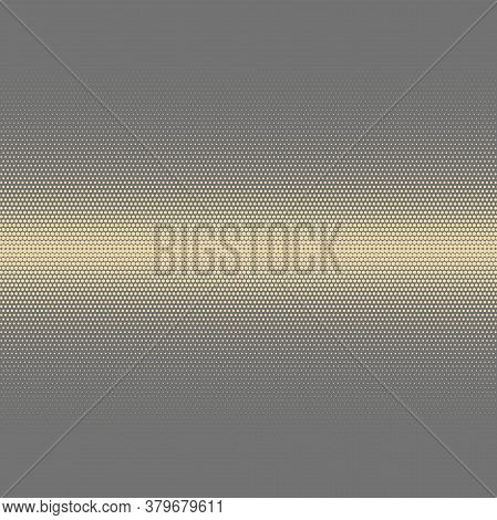 Geometric Modern Vector Golden Pattern. Grayy And Golden Ornament With Dotted Elements. Geometric Ab