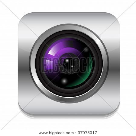 Camera icon vector