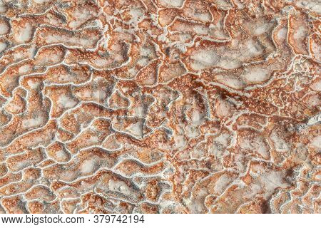 The Surface Of The Limestone In The Form Of Intricate Patterns. The Texture Is Made By Flowing Water