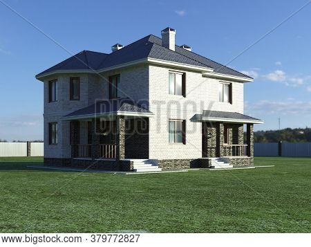 This House Was Designed Using The Modeling Software.