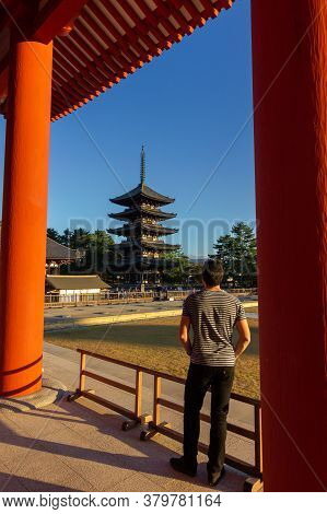 Kofuku-ji Temple In Nara Near Kyoto (japan)