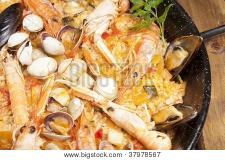Paella riso
