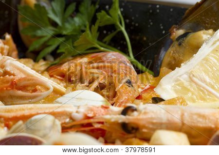 Paella riso