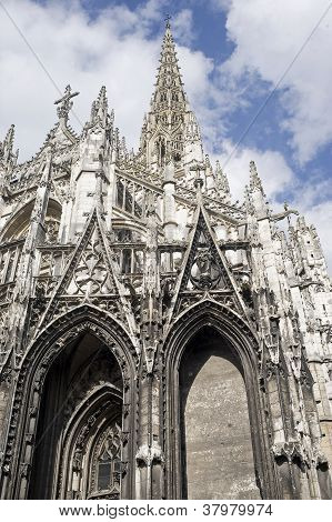 Rouen - นอกของคริสตจักรเซนต์ maclou