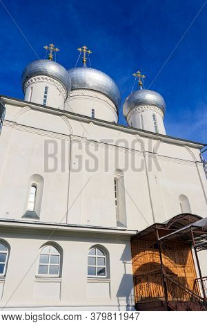 Nikitsky Cathedral Of Nikitsky Monastery In Pereslavl-zalessky, Russia. Golden Ring Of Russia