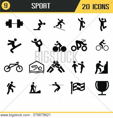 Vector Icons Of Sport