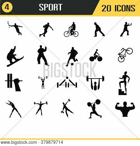 Vector Icons Of Sport