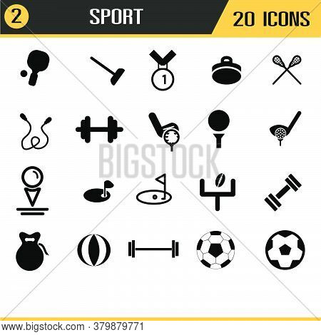 Vector Icons Of Sport