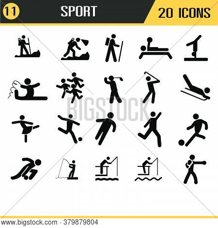 Vector Icons Of Sport