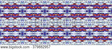 Beige, Blue And Orange Terrazzo Seamless Pattern. Concrete Minimal Print. Geometric Terrazo Wallpape