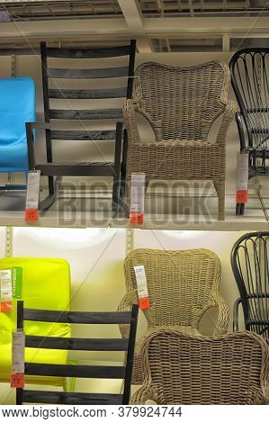 26,12,2013 Russia, St. Petersburg  A Sample Of The Interior In Ikea Store, Samara. Ikea Was Founded 