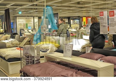 26,12,2013 Russia, St. Petersburg  A Sample Of The Interior In Ikea Store, Samara. Ikea Was Founded 