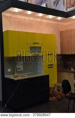 Russia, St.petersburg, 22,07,2017 Kitchen T In The Furniture Store