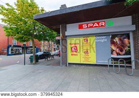 Prestatyn, Uk: Jul 06, 2020: The Prestatyn Branch Of Spar Convenience Stores Is Promoting Their Line