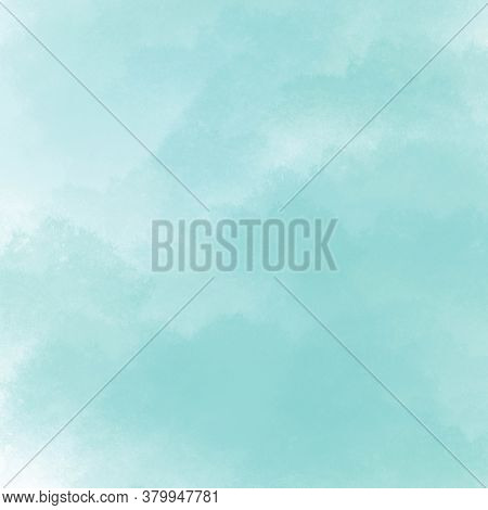 Blue Of Digital Procreate Abstract Background Illustration