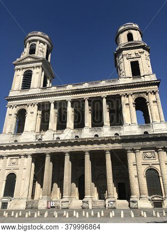 Church Of Saint-sulpice In The City Of Paris, France