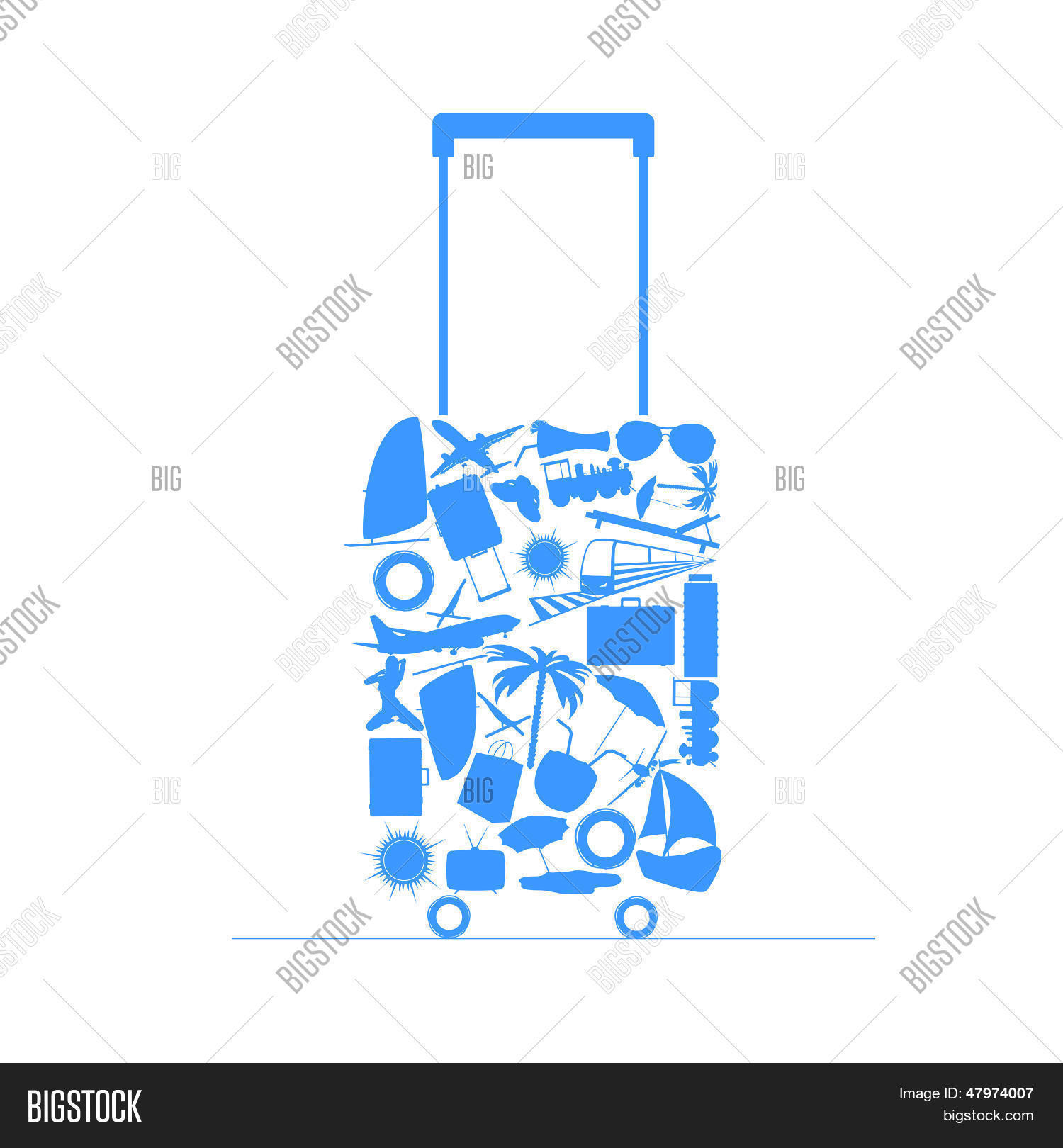 Travel Bag Vector Vector & Photo (Free Trial) Bigstock
