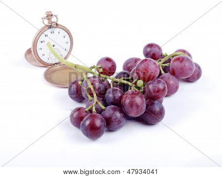 red ripe grape