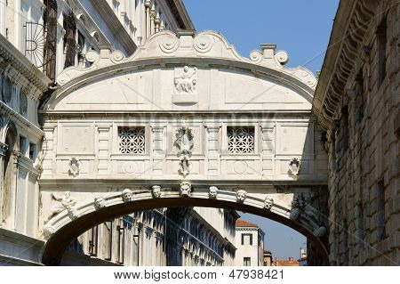 Bridge Of Sighs (ponte Dei Sospiri) In Venice, Italy