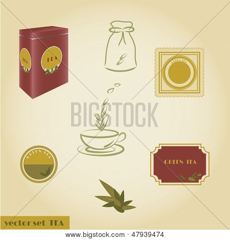 Set of Tea icons