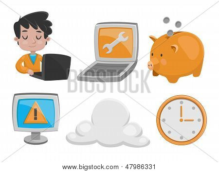 ชุดไอคอนเทคโนโลยี