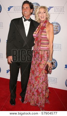 Tyrone Power Jr and Carla Collins  at the 2008 World Magic Awards. Barker Hanger, Santa Monica, CA. 10-11-08