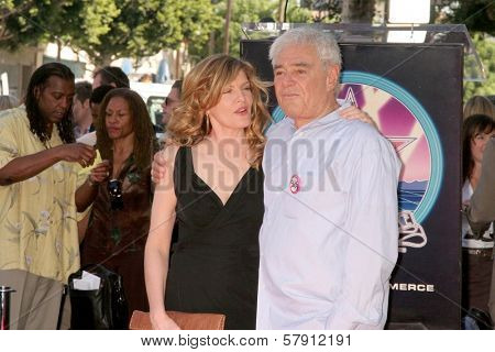 Rene Russo and Richard Donner  at ceremony honoring Lauren Shuler Donner and Richard Donner with Double Stars on the Hollywood Walk of Fame. Hollywood Boulevard, Hollywood, CA. 10-16-08