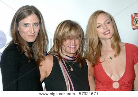 Nicole Miller Maloney with Lisa Hancock and Heather Graham  at the Launch Party for the Book 'Rare'. The Grove, Los Angeles, CA. 10-22-08