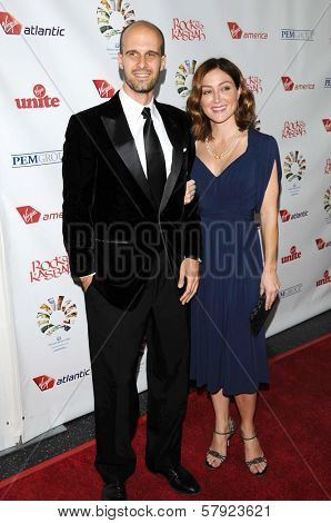 Edoardo Ponti and Sasha Alexander  at 'Rock The Kasbah' Benefiting Virgin Unite, Hollywood Roosevelt Hotel, Hollywood, CA. 10-23-08