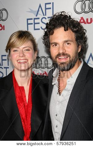Sunrise Coigney and Mark Ruffalo  at the 2008 AFI Fest Special Screening of 'The Brothers Bloom'. Arclight Hollywood, Hollywood, CA. 11-03-08