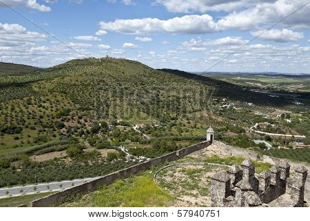 Elvas - View of Forte da Graca