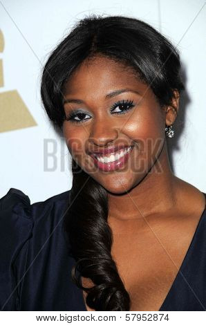 Jazmine Sullivan   at The Grammy Nominations Concert Live!! Nokia Theatre, Los Angeles, CA. 12-03-08