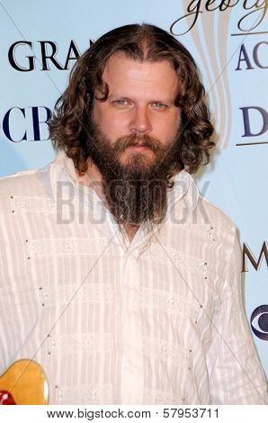 Jamey Johnson in the press room at the Academy Of Country Music Awards' Artist Of The Decade. MGM Grand, Las Vegas, NV. 04-06-09