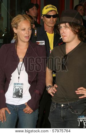 Bijou Phillips and Noah Segan  at the Hollywood RockWalk Induction Ceremony Honoring The Germs. Hollywood RockWalk, Hollywood, CA. 08-20-08