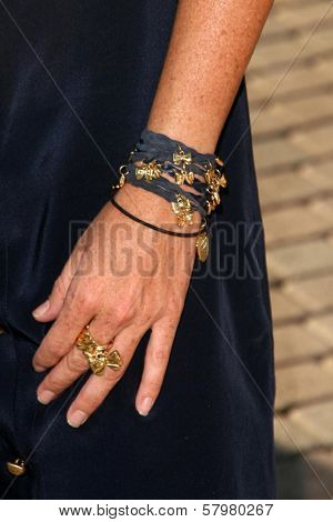 Taryn Manning's jewelry  at the Premiere Screening of 'Sons of Anarchy'. Paramount Theater, Hollywood, CA. 08-24-08