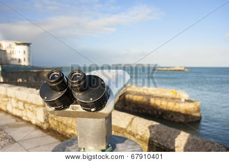 Binoculars By The Sea